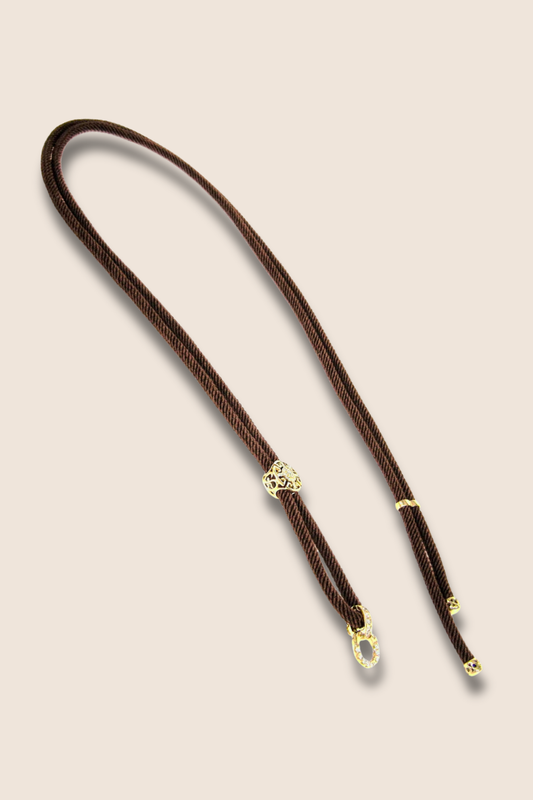 Adeline Necklace with 18K Pure Gold and Diamond Accents