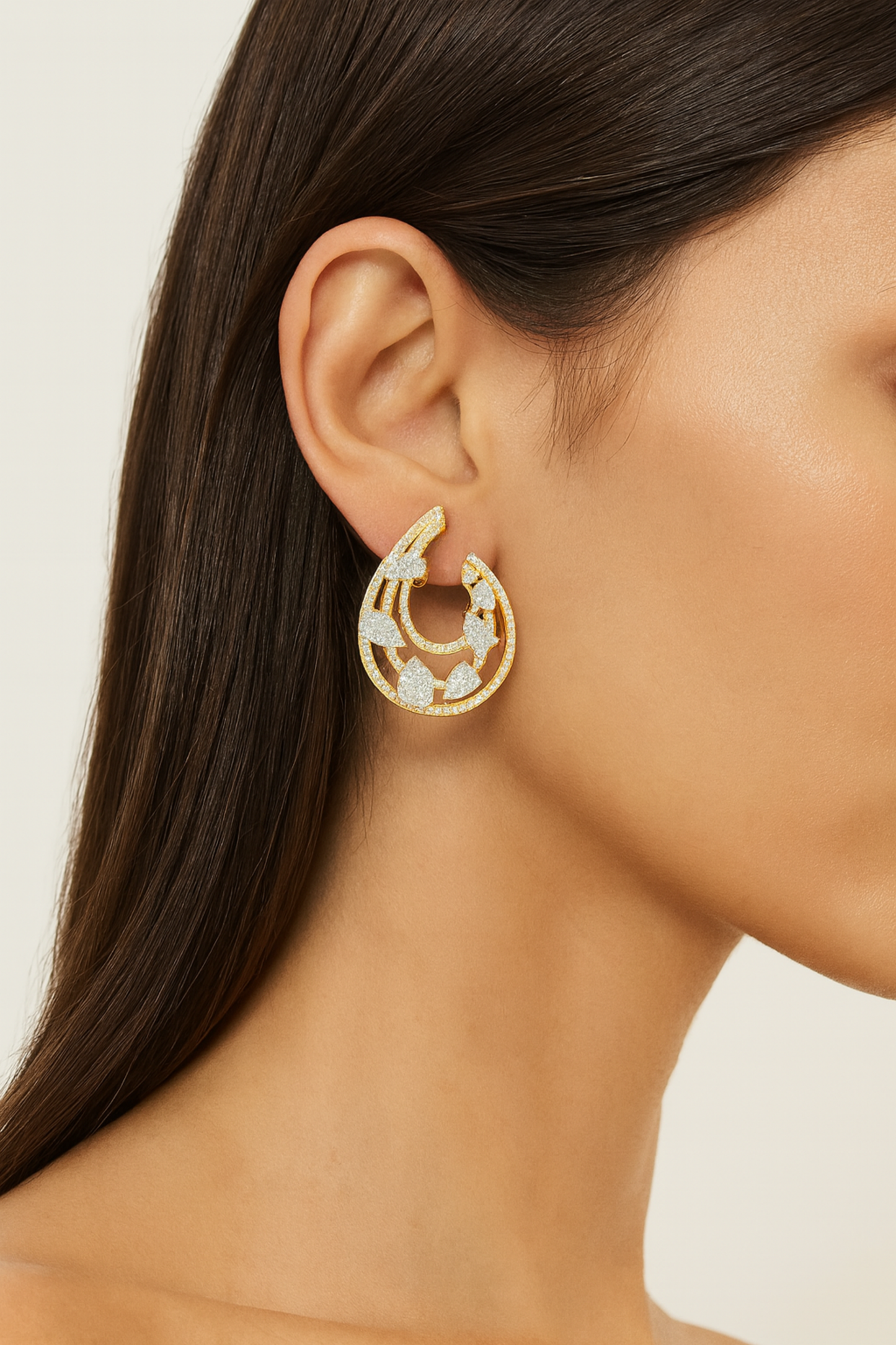 Agnes Diamond Cascade Earrings
