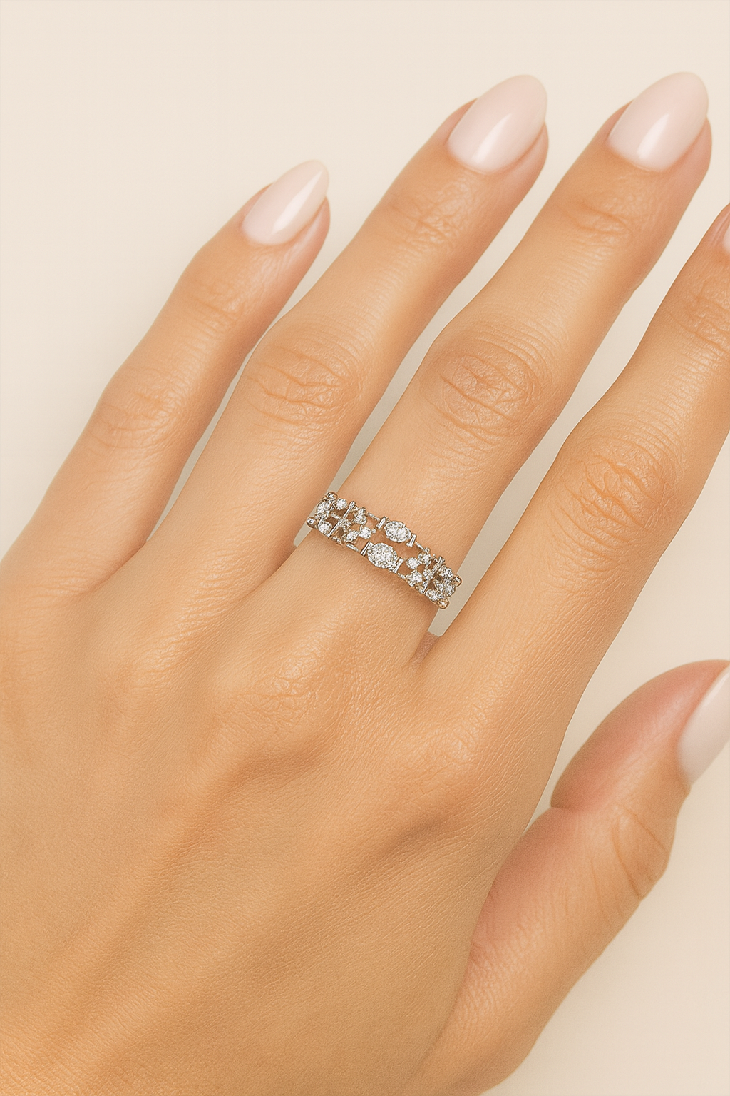 Ailyn Constellation Link Diamond Band