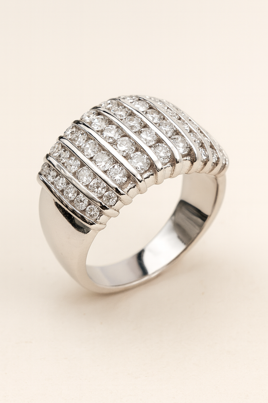 Alodia Diamond Strata Ring