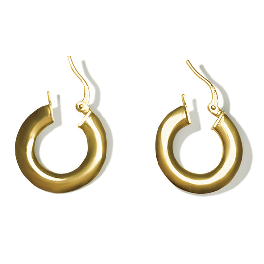 Amelia Gold Huggie Earrings