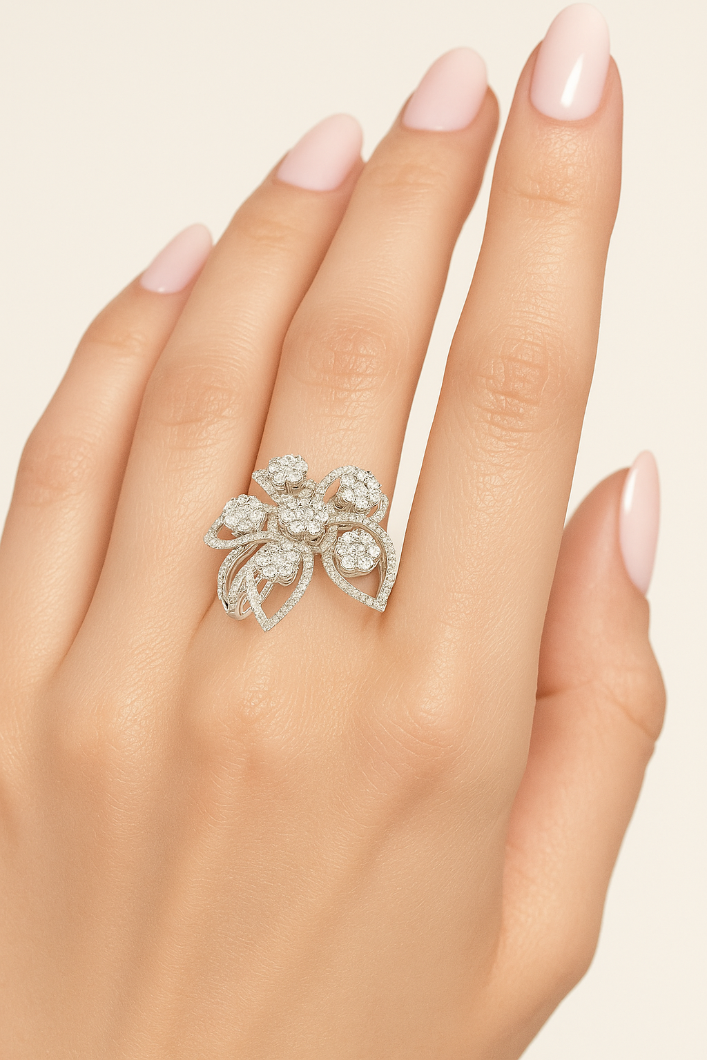 Bernice Diamond Blossom Ring