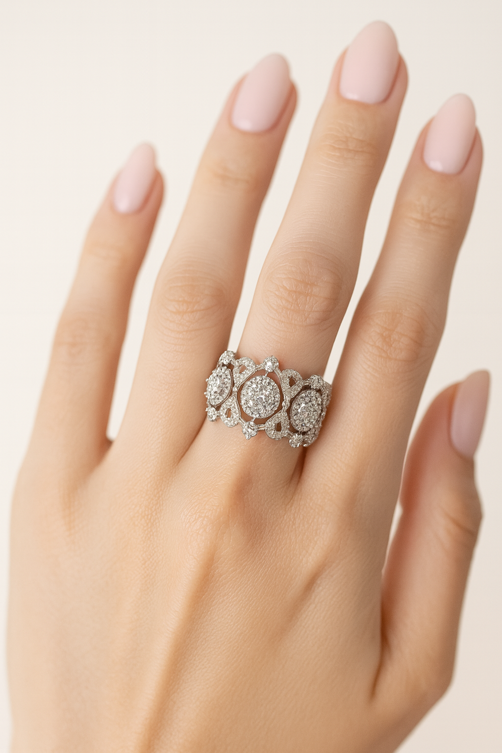 Eira Snowfall Serenade Diamond Ring