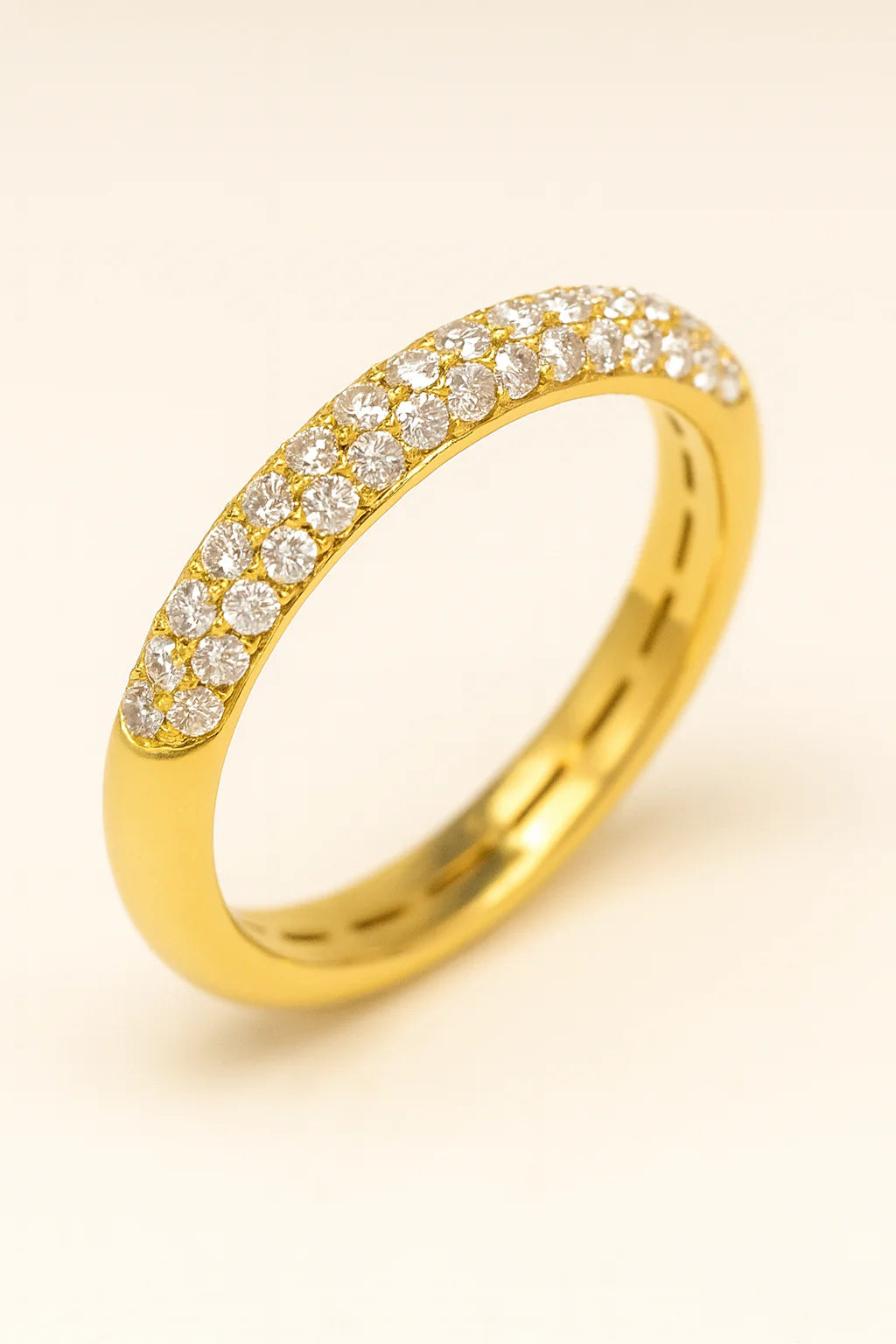 Cressida 18K Rose Gold Diamond Band
