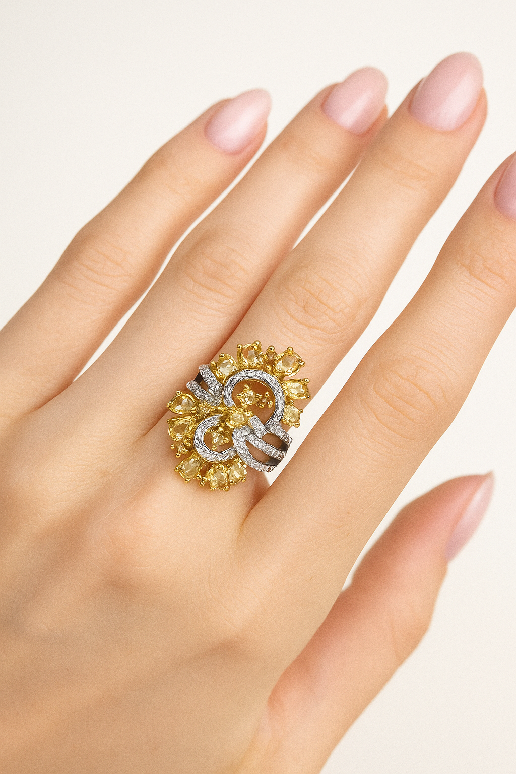 Emma Golden Radiance Diamond Ring