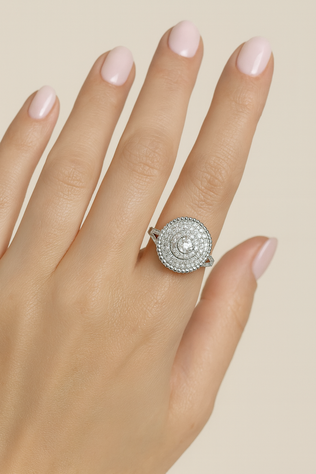 Enola Halo Diamond Ring