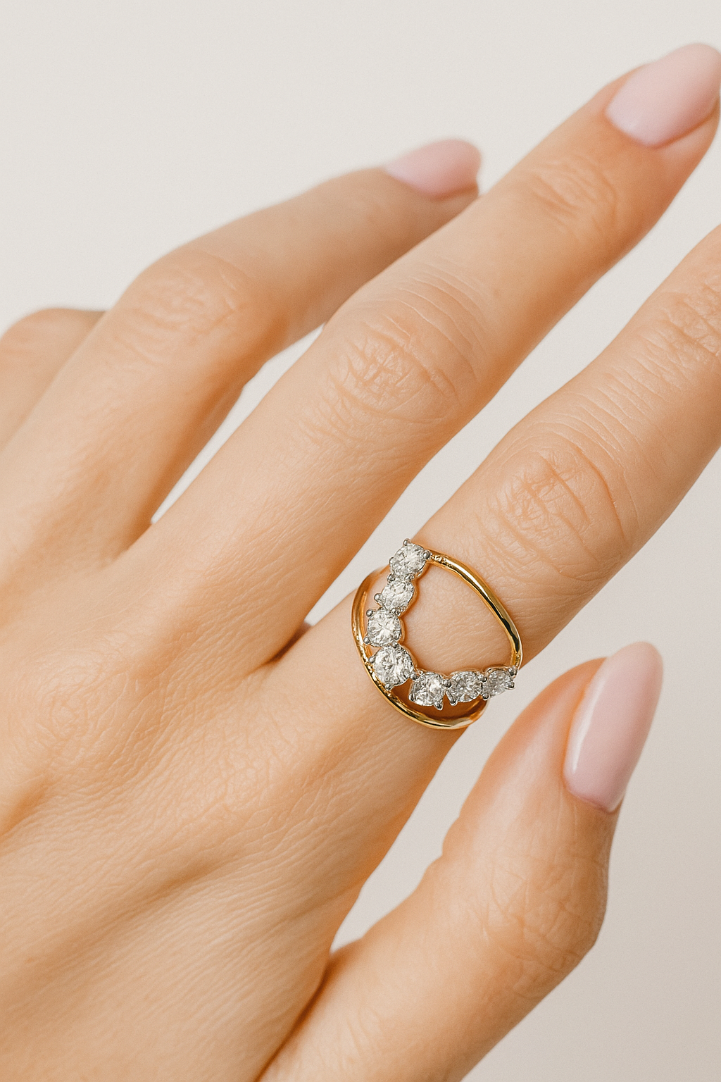 Floria Rose Gold Diamond Ring