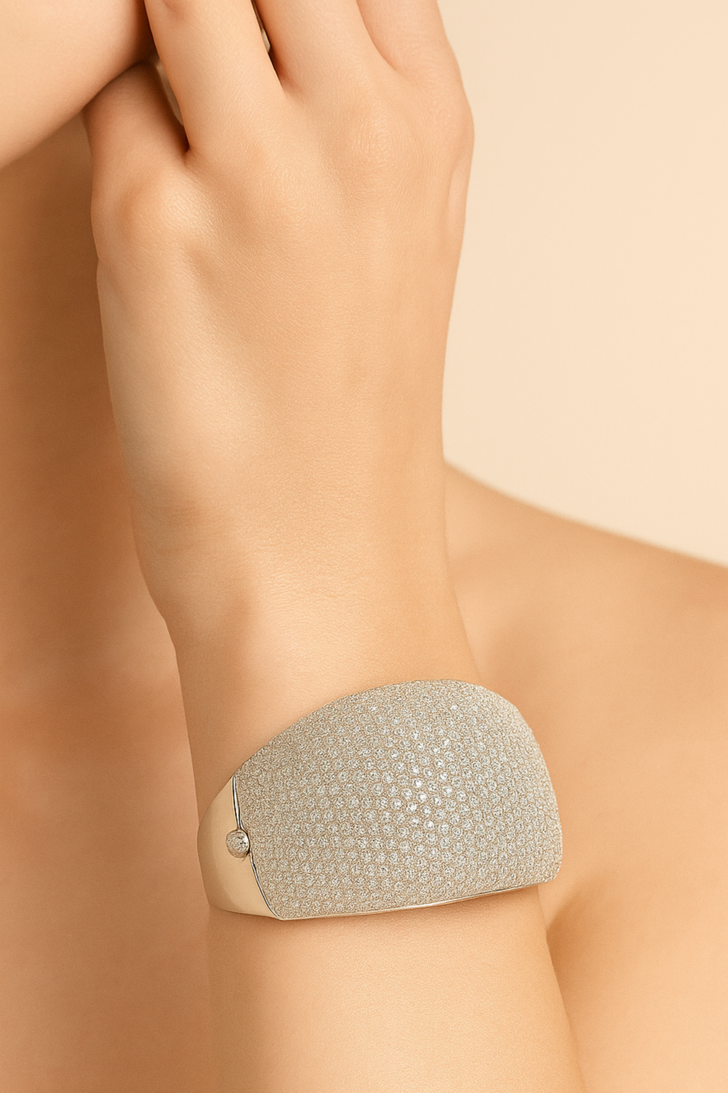 Freda Diamond Pavé Bangle