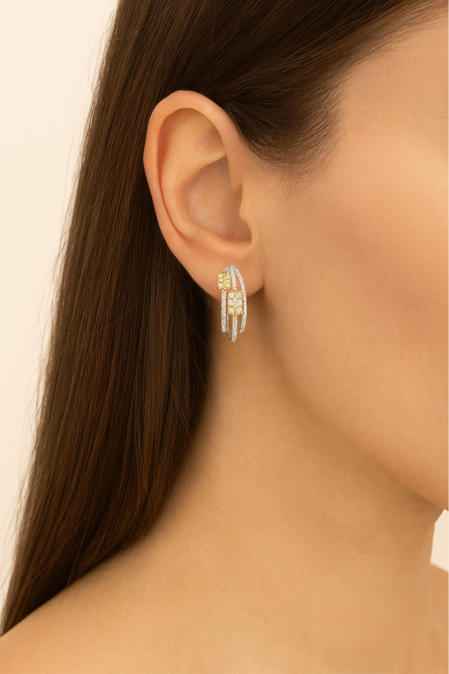 Greta Radiance Hoop Earrings