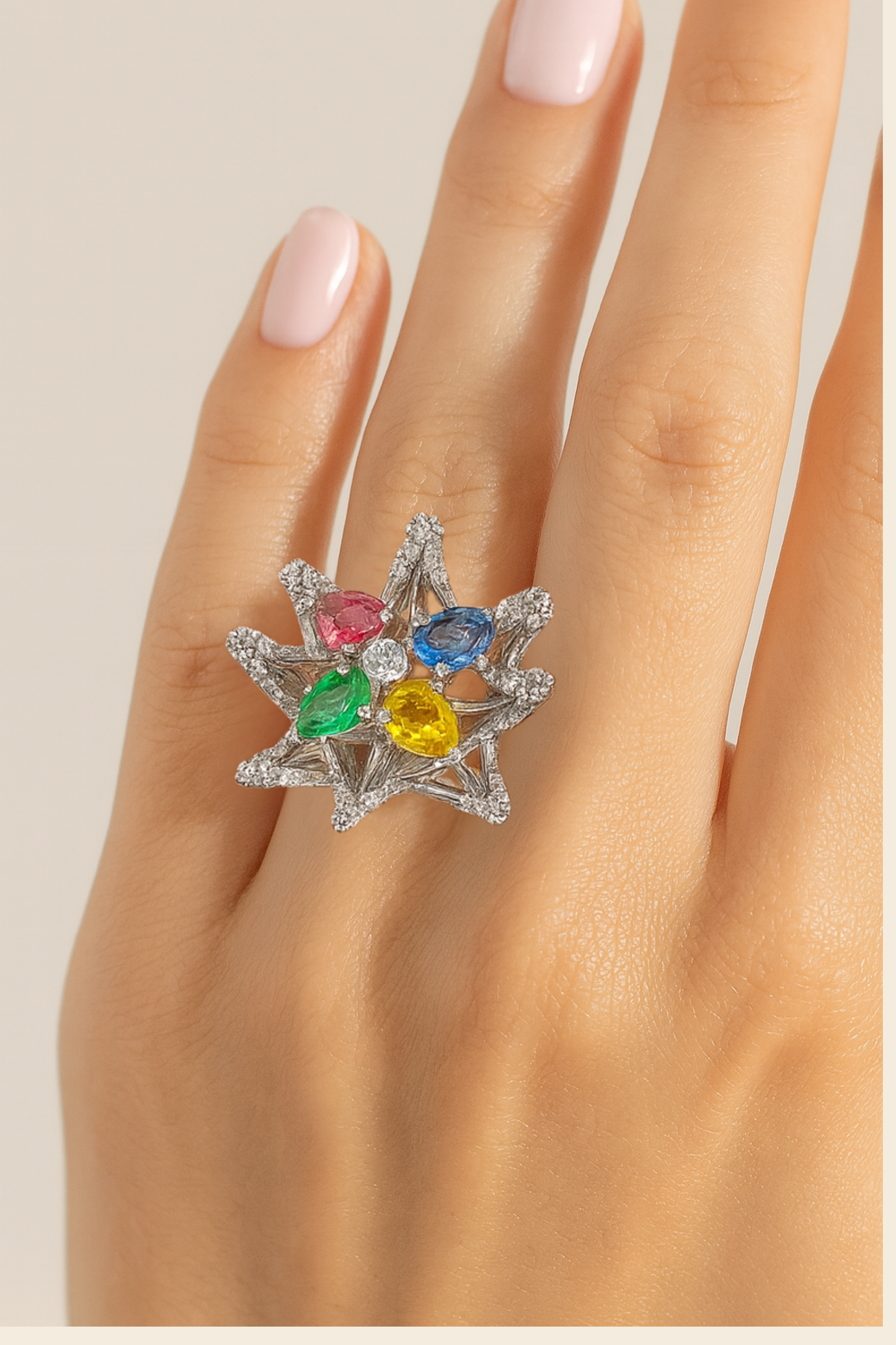 Harley Starburst Ring