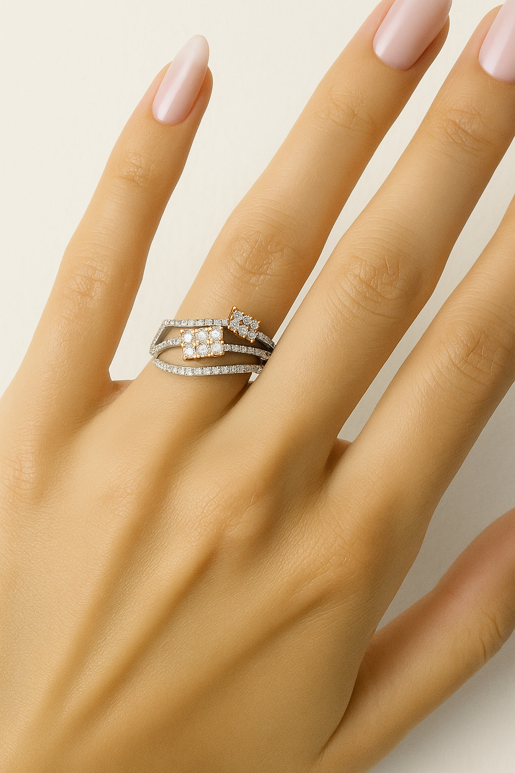 Keira Duality Diamond Ring