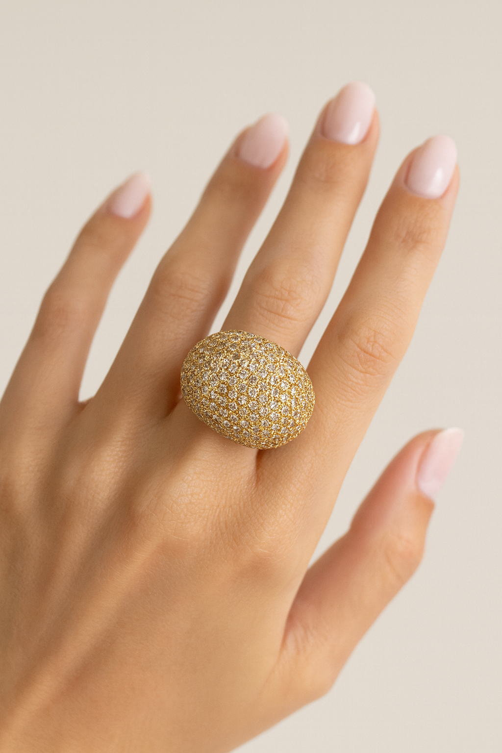 Marjorie Dome Diamond Ring
