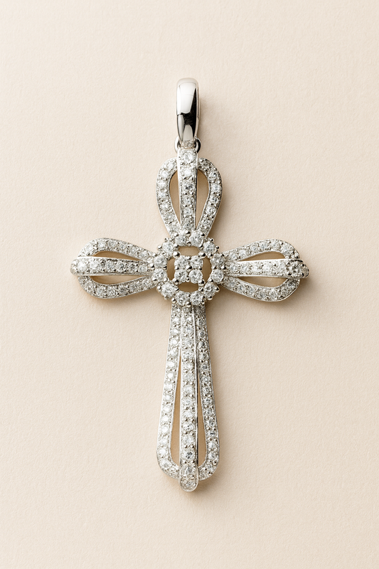 Martha Eternal Radiance Diamond Cross Pendant