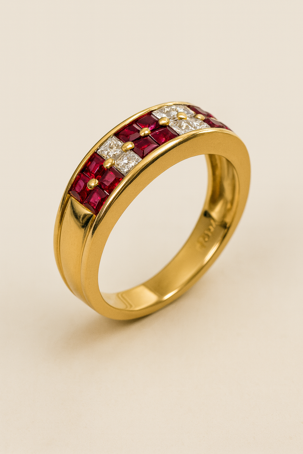 Monaco Ruby Mosaic Band