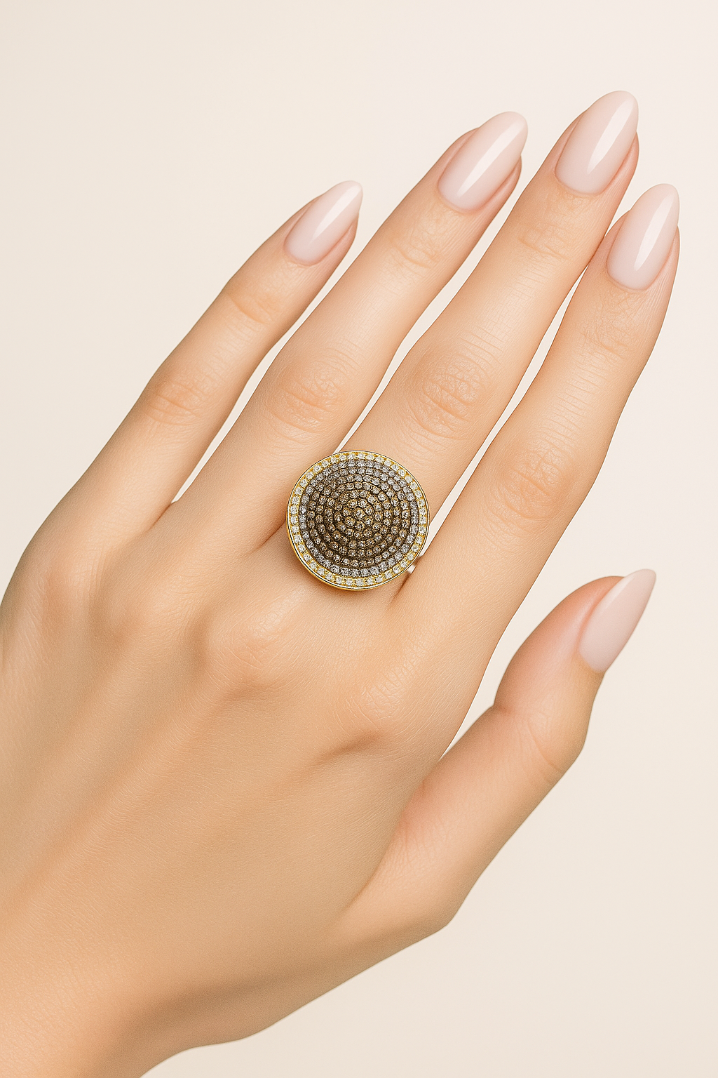 Morgan Eclipse Diamond Disc Ring