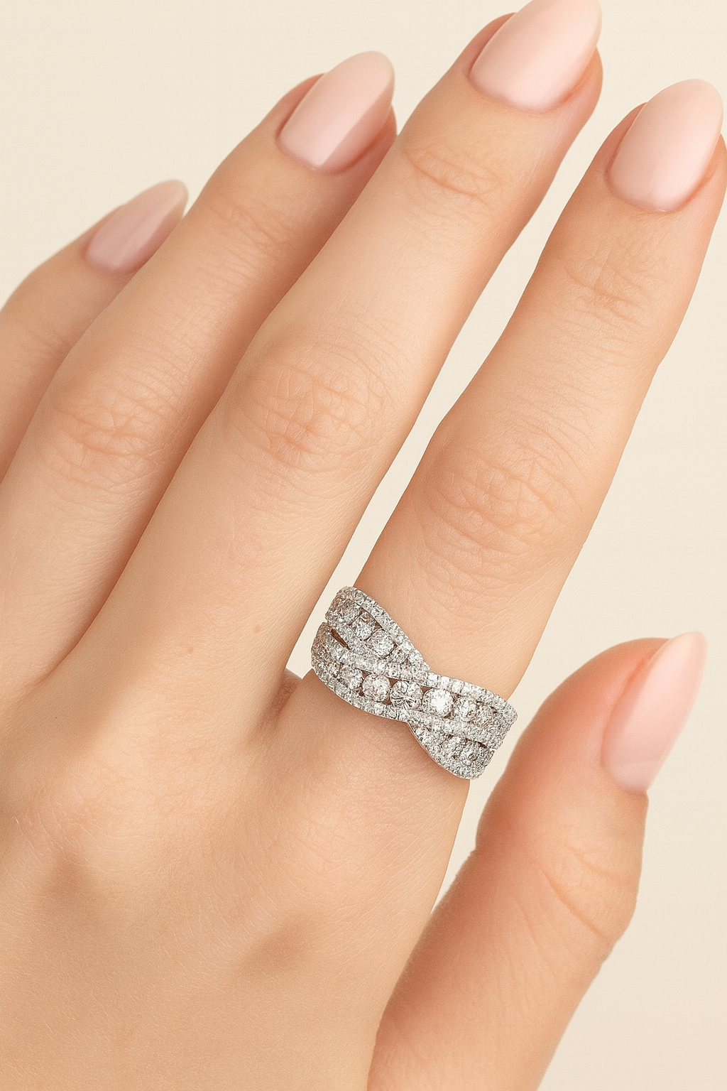Phoebe Diamond Cascade Ring