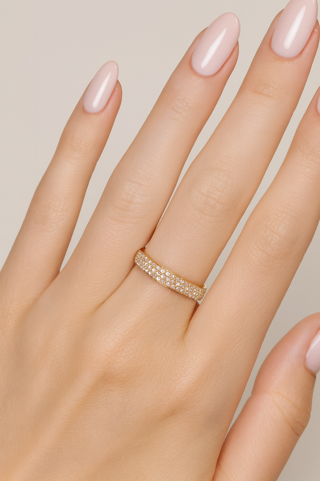 Prudence Golden Starlight Pavé Band