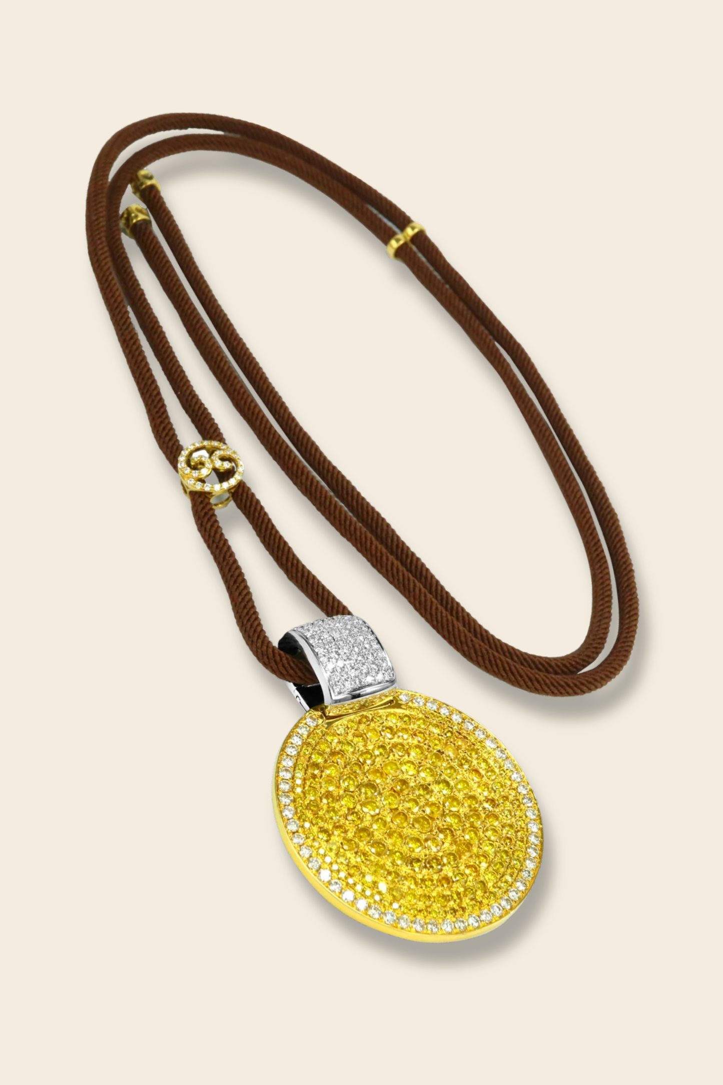 Reese Yellow Diamond Medallion