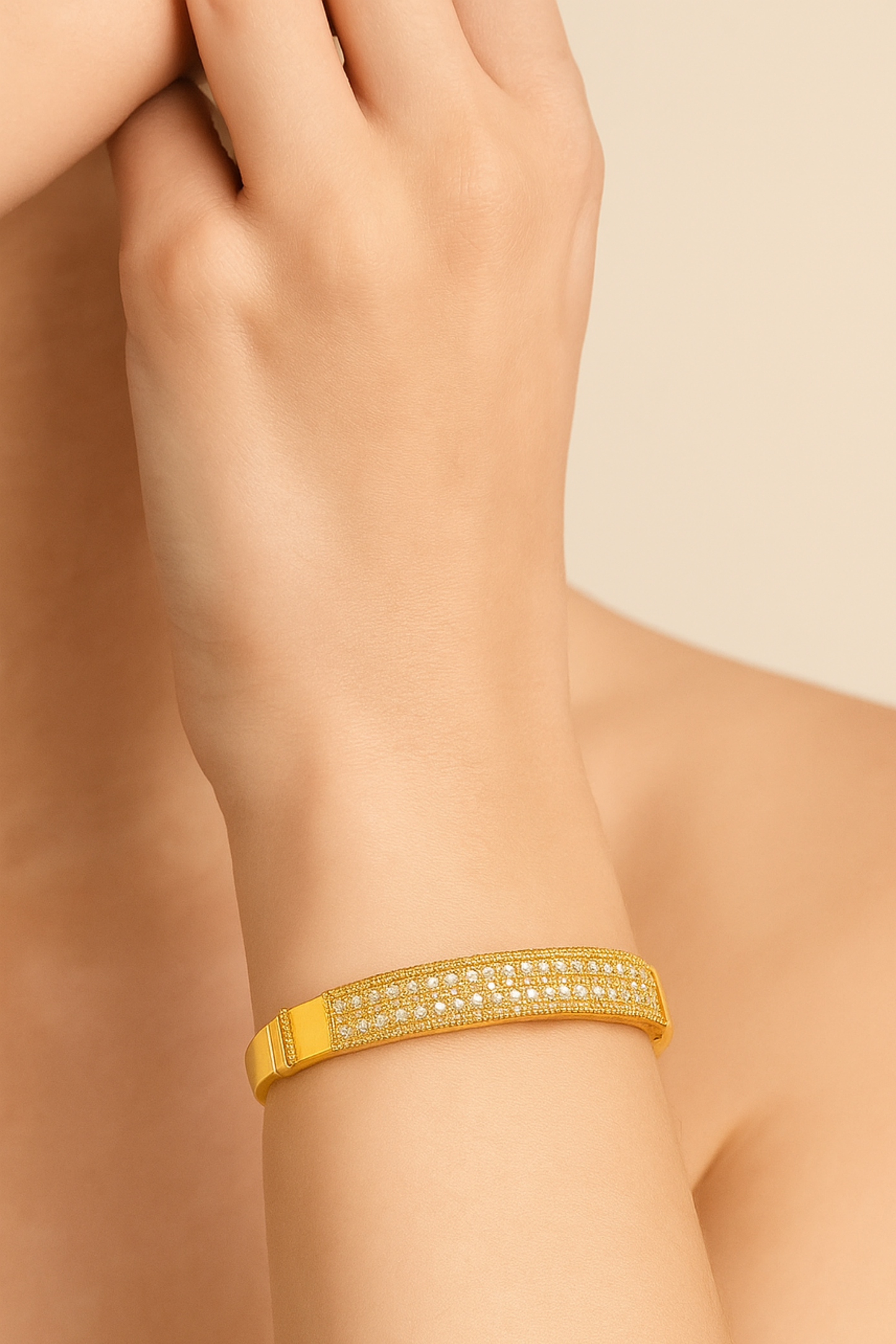 Renee Timeless Diamond Pavé Bangle
