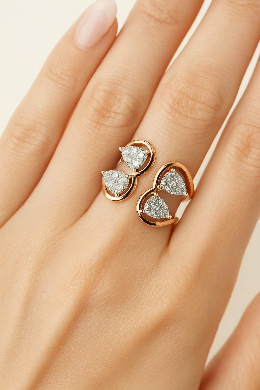 Rosera Diamond Blossom Ring