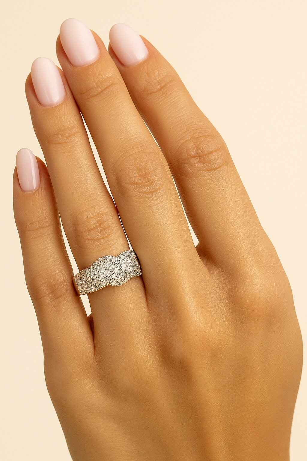 Serena Diamond Weave Ring