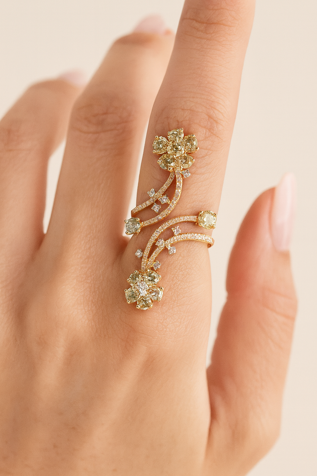 Sabrina Vine Diamond Ring