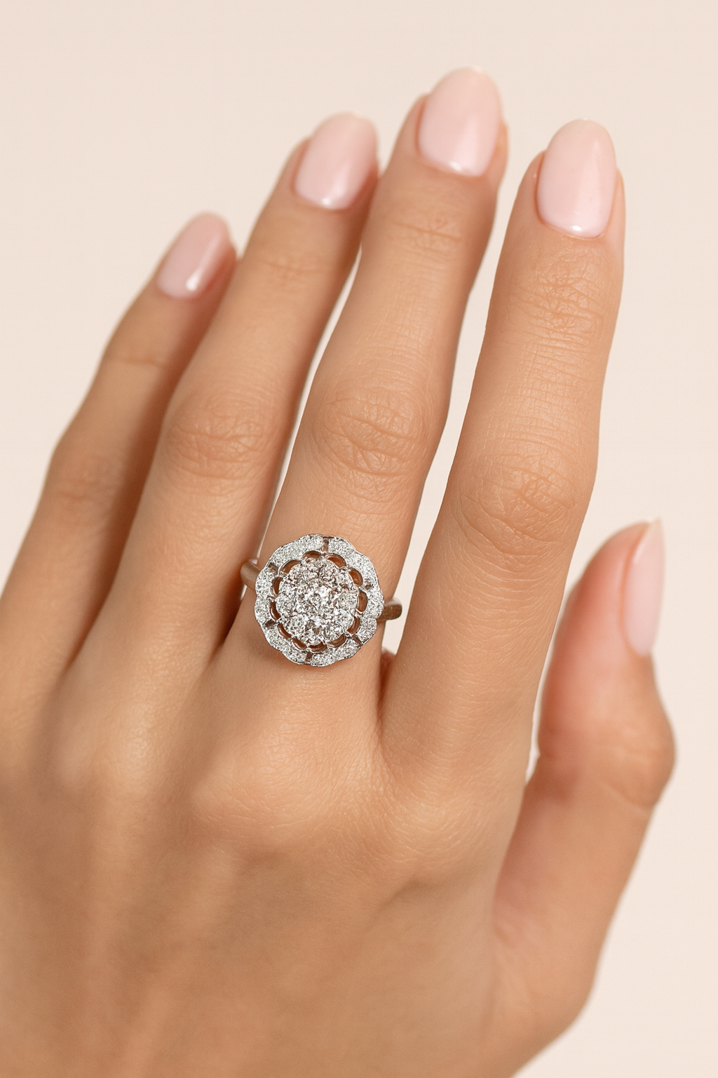 Sadie Diamond Petal Bloom Ring