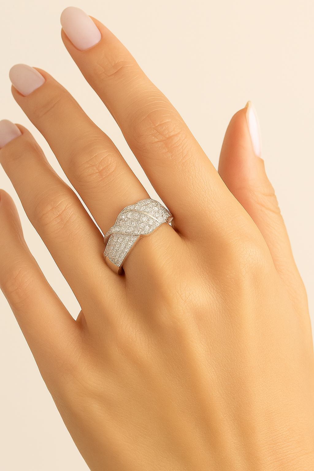 Serena Diamond Weave Ring