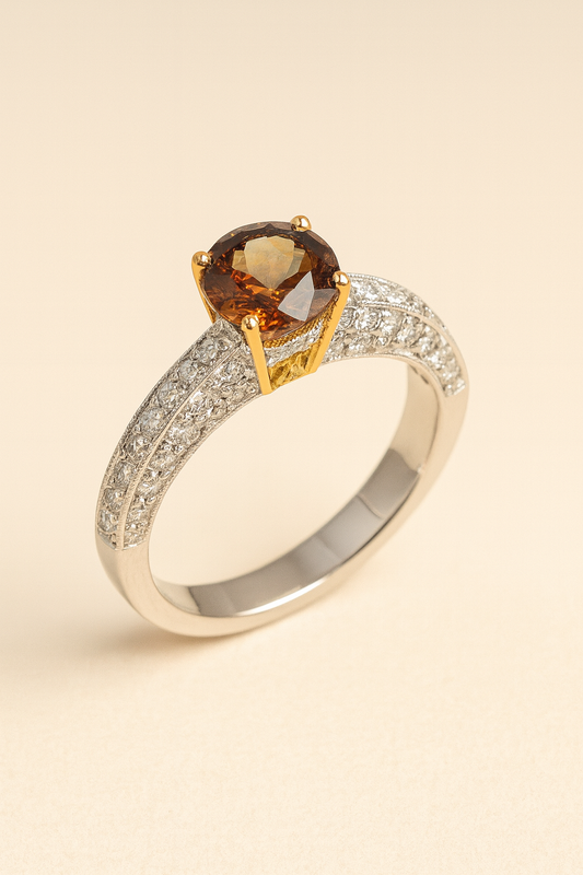 Solara Pavé Diamond Ring